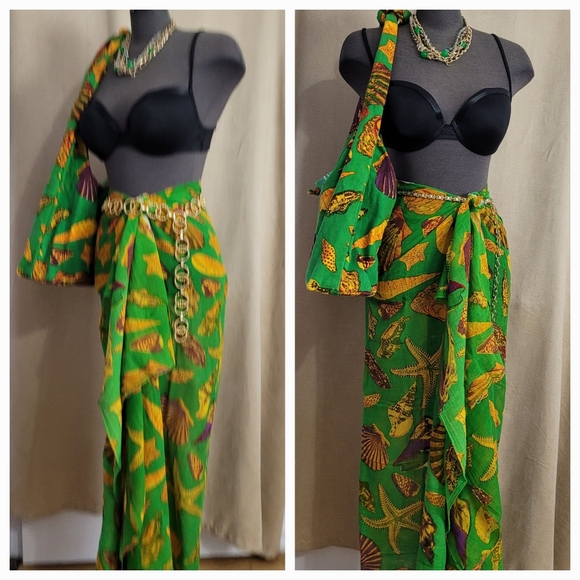 BEACH BAG with matching Sarong - Picture 3 of 8